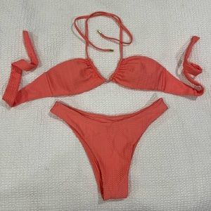 Monday Swimwear pink bikini TOP (bottoms also in my closet)